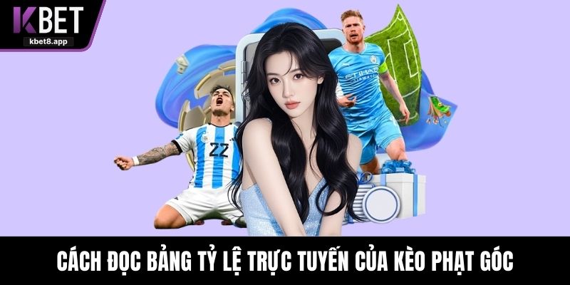 Cách đọc bảng tỷ lệ trực tuyến của kèo phạt góc