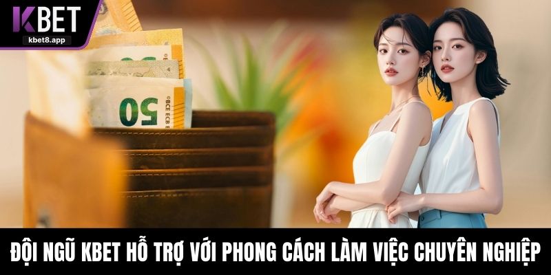 Đội ngũ KBET hỗ trợ với phong cách làm việc chuyên nghiệp